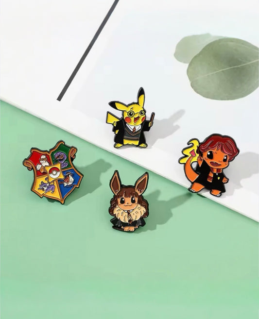 Set de pines Pokémon x Harry Potter
