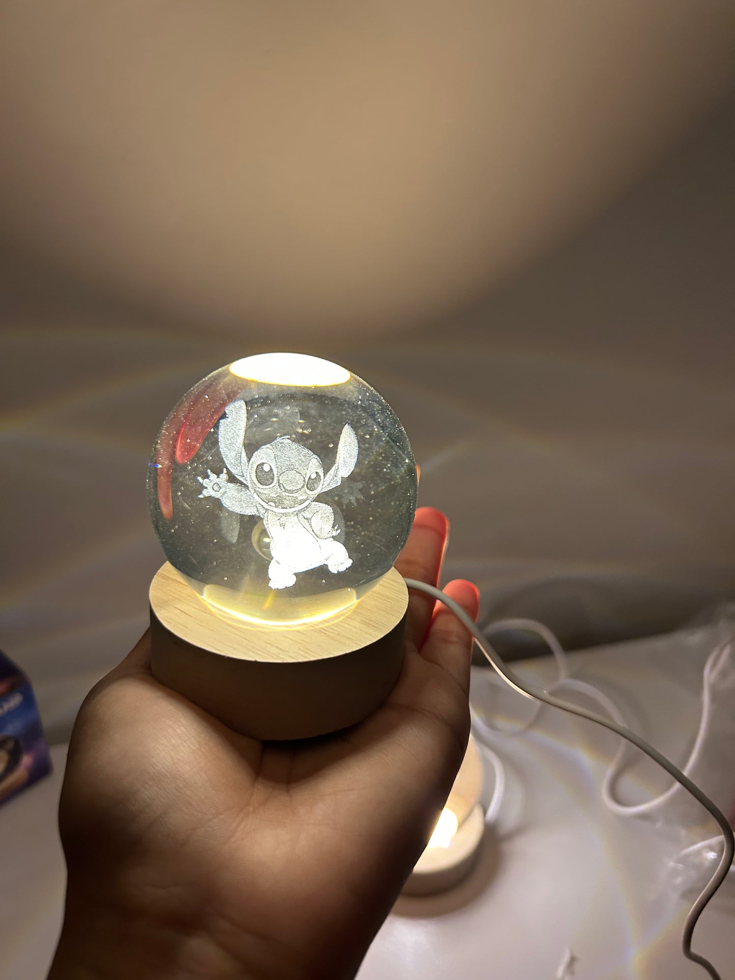 Lámparita de Cristal Stitch