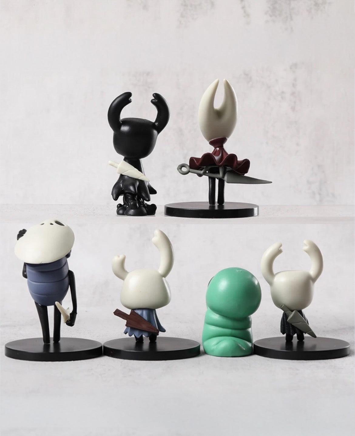 Set de 6 figuras Hollow Knight 5-8 cm