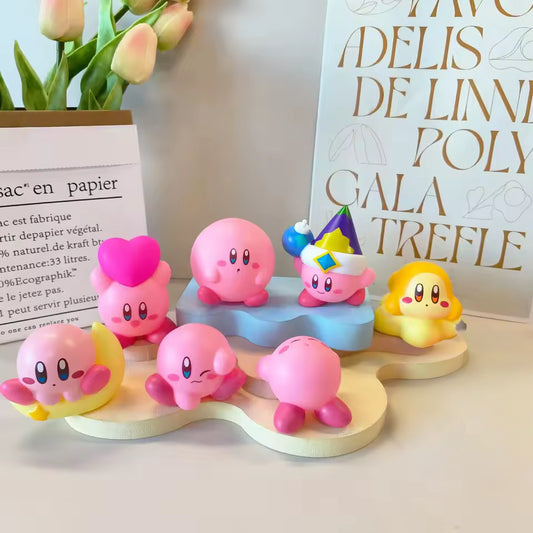 Set de 7 figuras de Kirby 4-7 cm