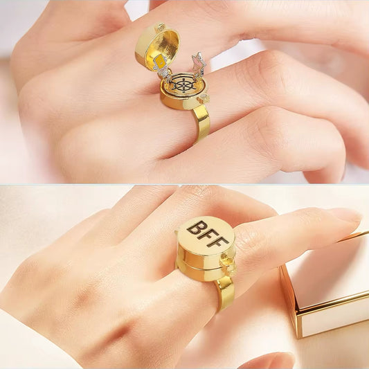 Anillo BFF de Bob Esponja y Patricio giratorio