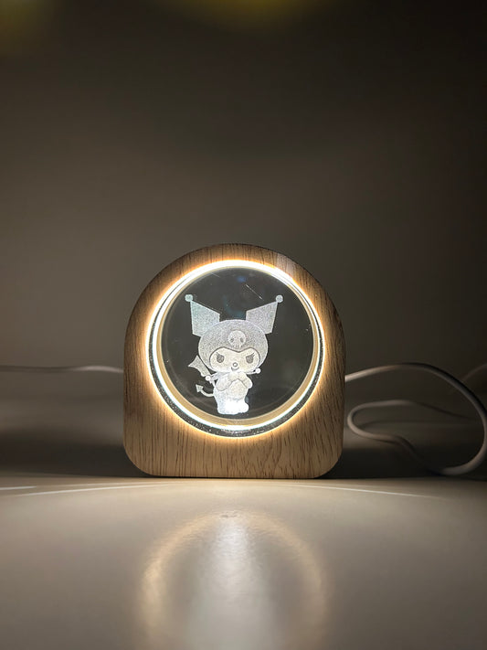Lámpara de Cristal Kuromi