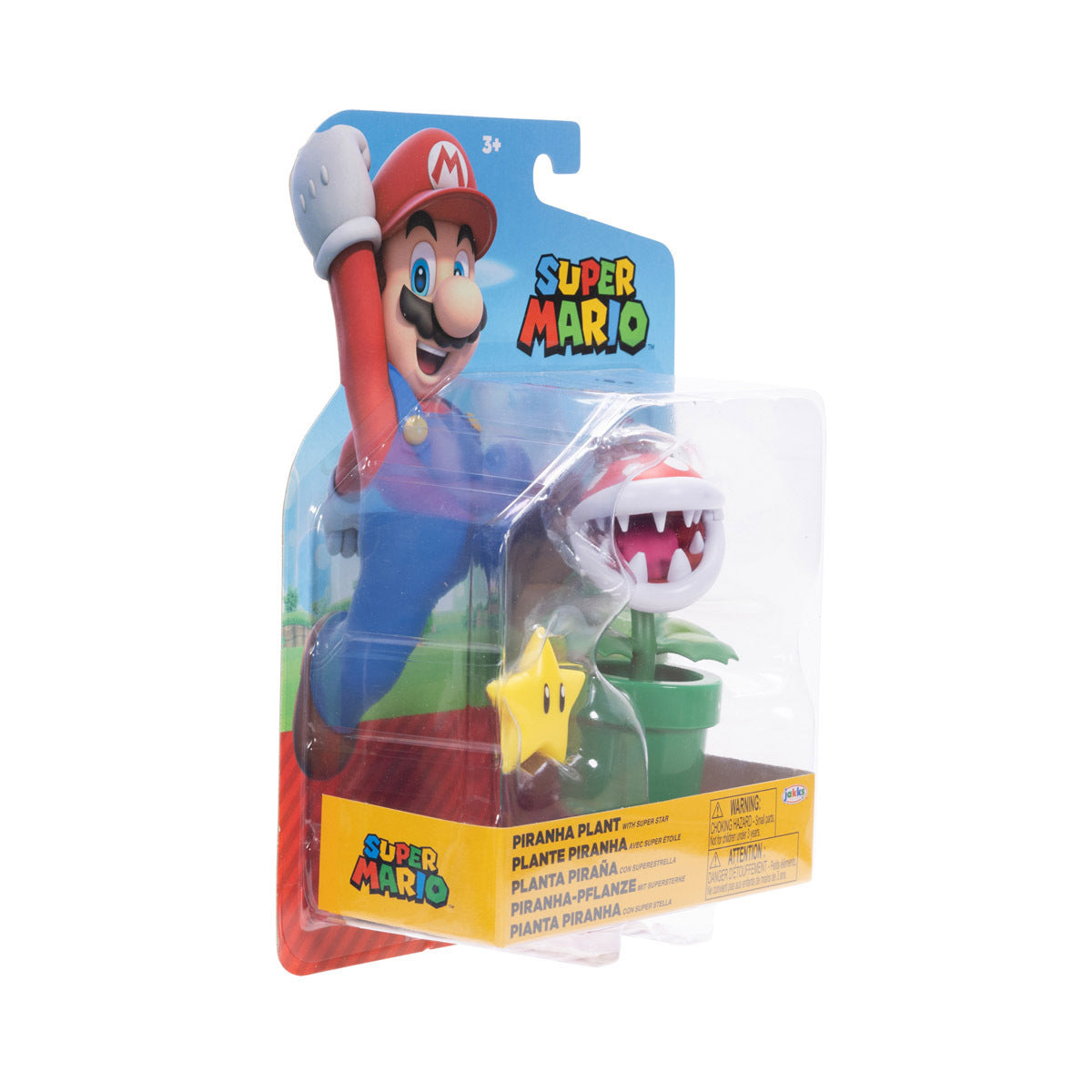 Figura original articulada de Planta Piraña Super Mario 3D World