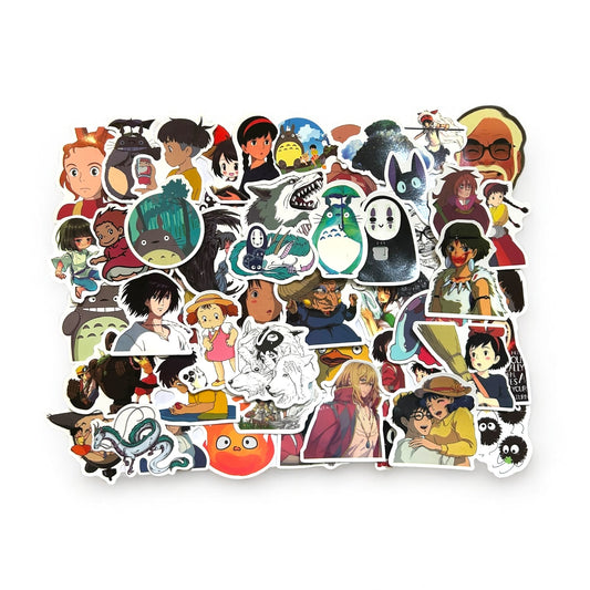 Set 50 stickers Studio Ghibli