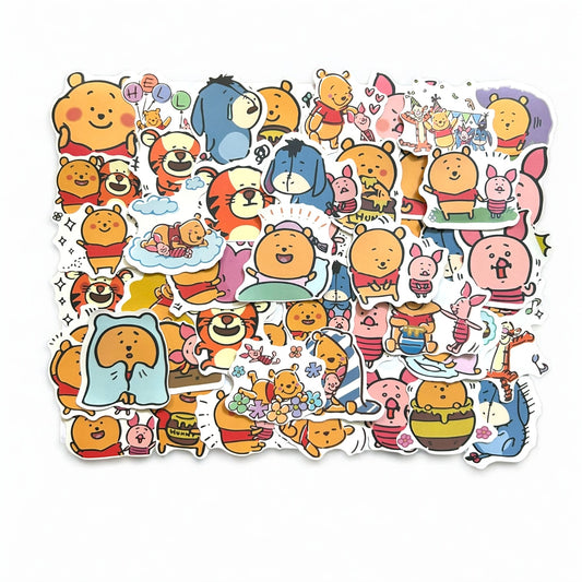 Set 50 stickers Winnie Pooh
