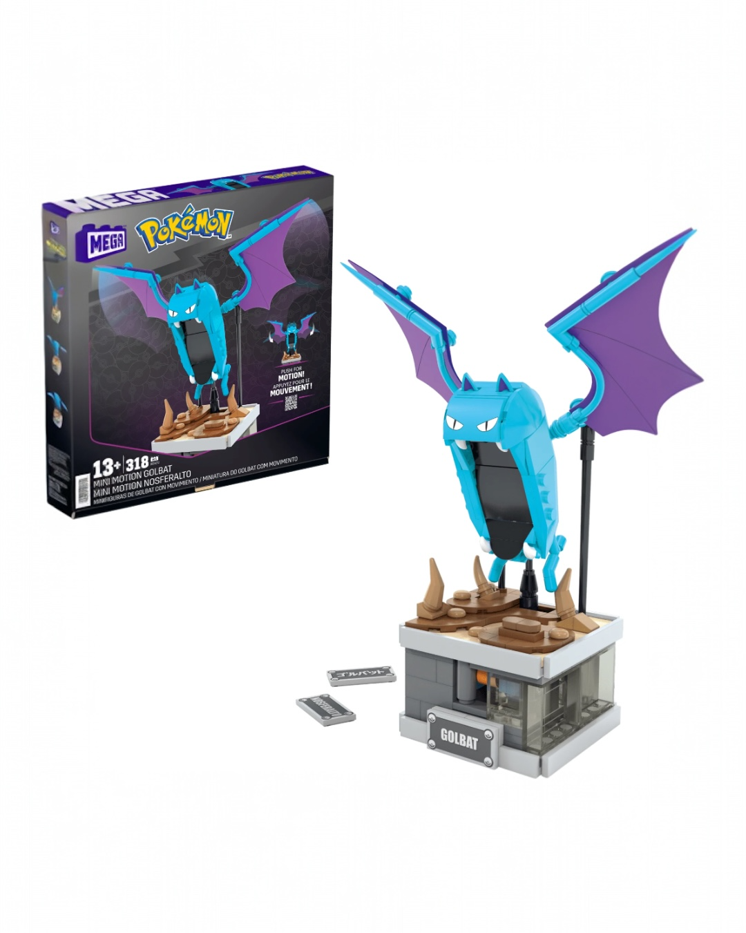 Set de bloques original MEGA Golbat con movimiento