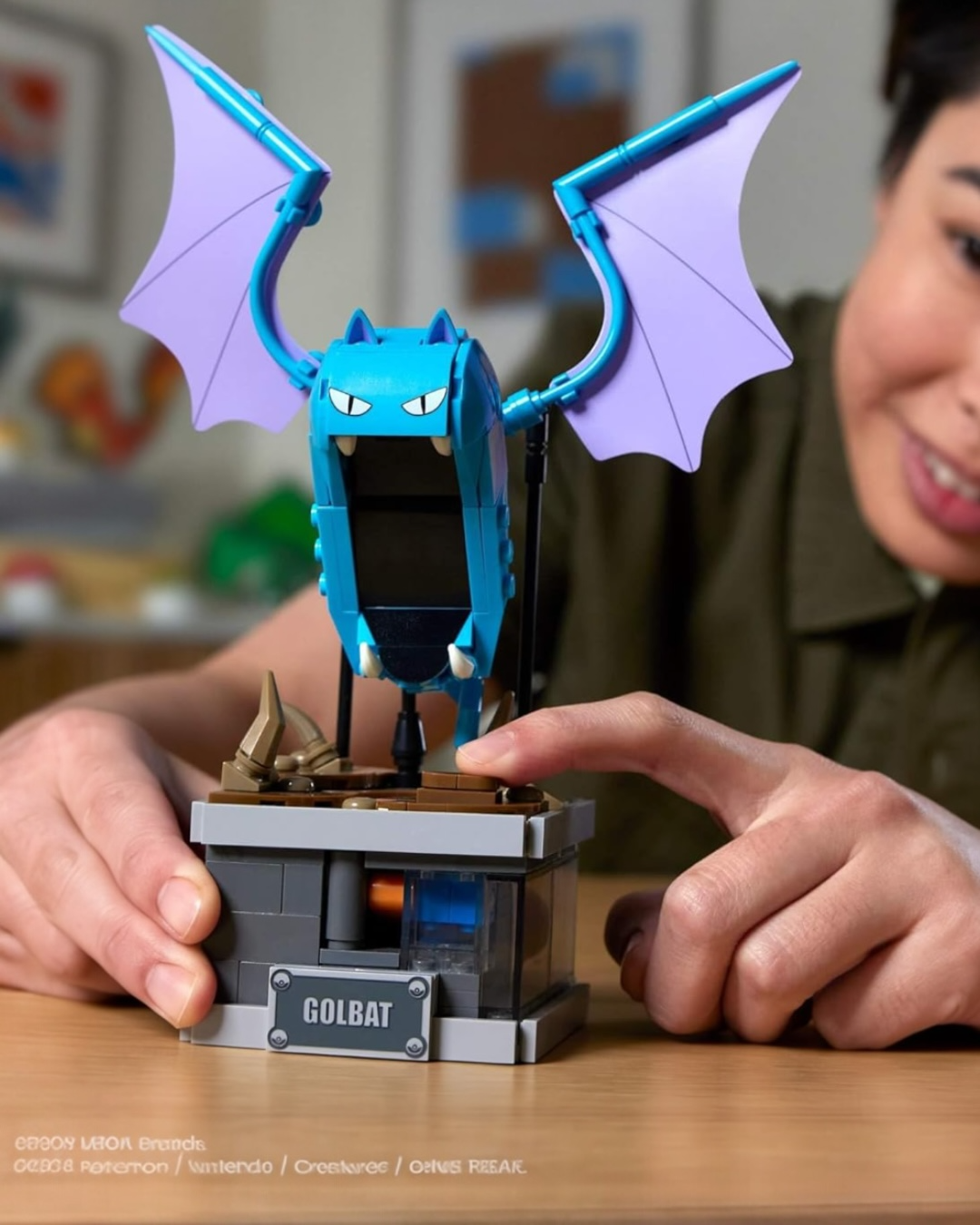 Set de bloques original MEGA Golbat con movimiento