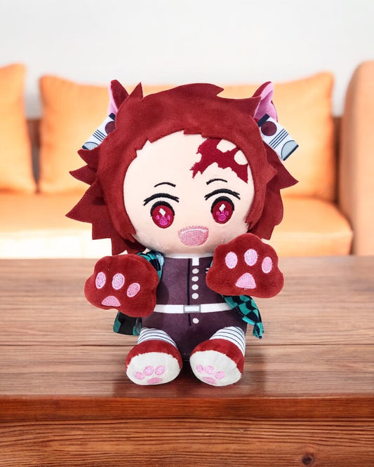 Peluche Tanjiro disfraz gatito 20 cm