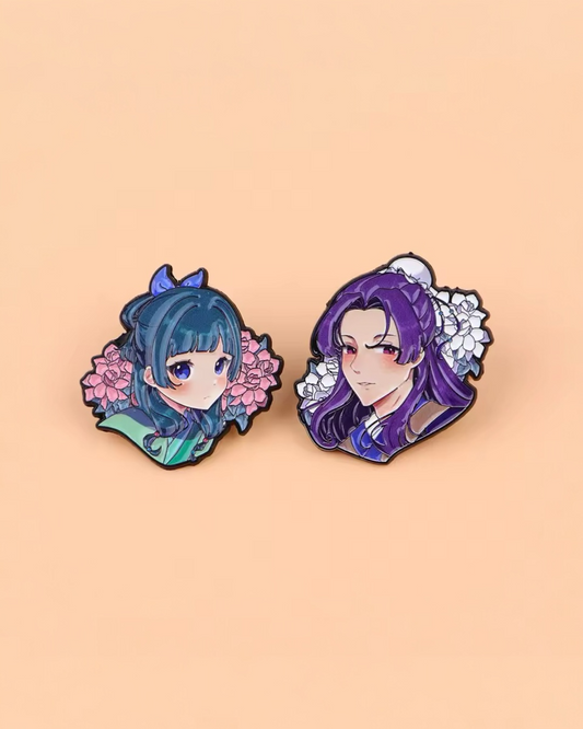 Set de pines Maomao y Jinshi de Los diarios de la Boticaria