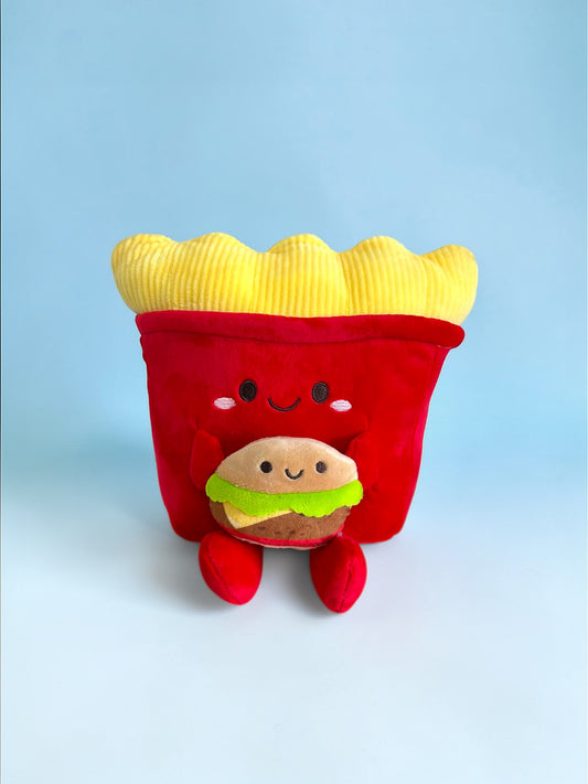 Peluche Papas fritas y hamburguesa