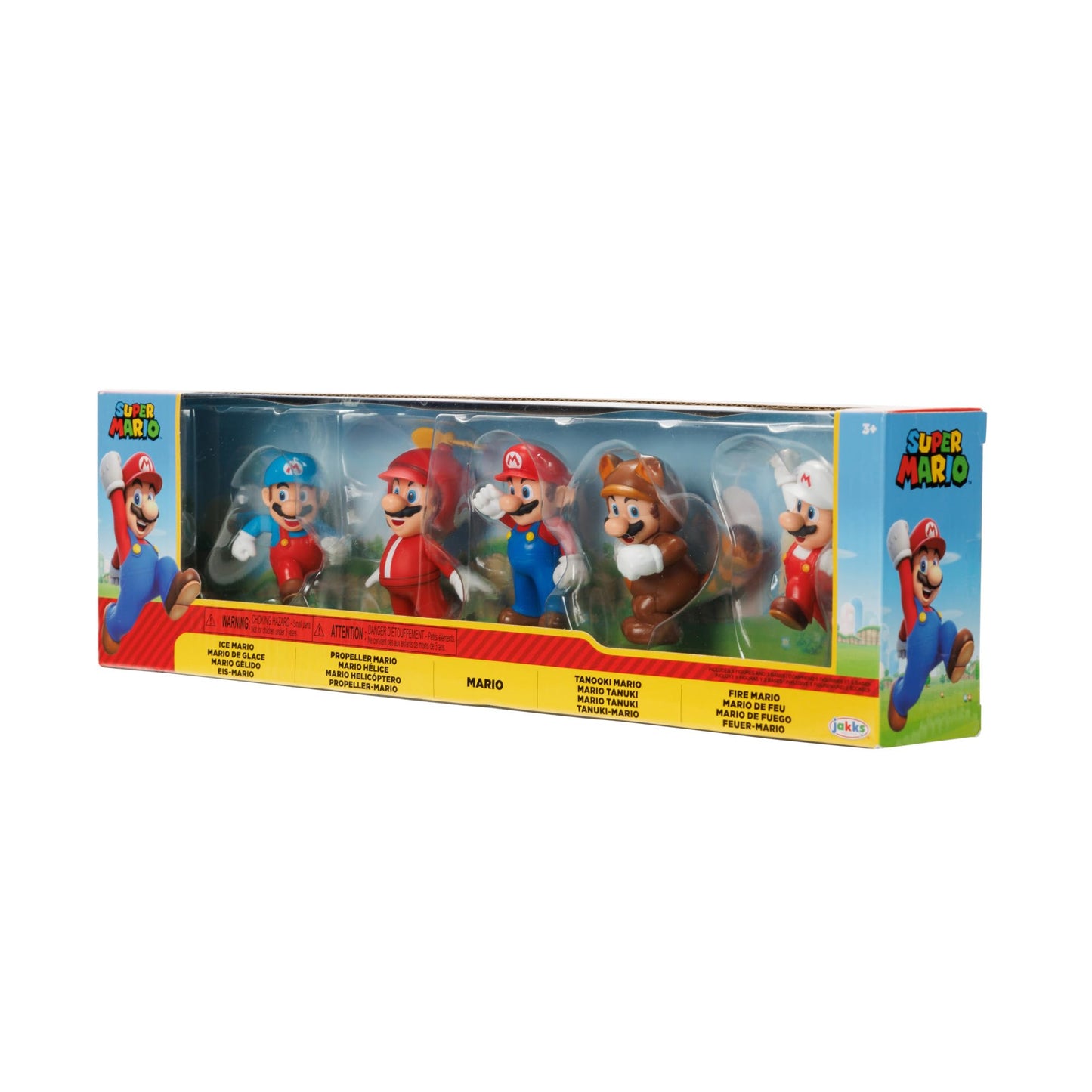 Pack de 5 figuras originales Super Mario 6.5 cm