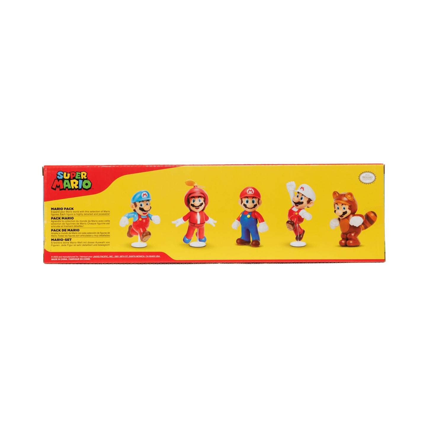 Pack de 5 figuras originales Super Mario 6.5 cm
