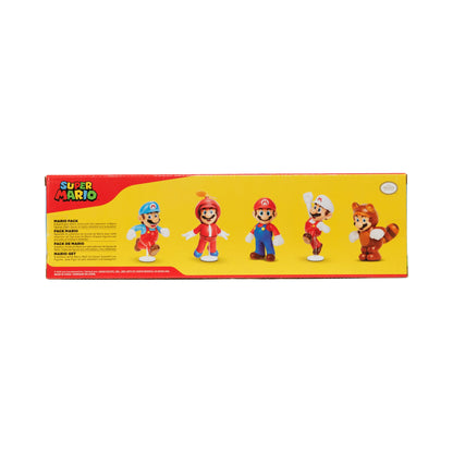 Pack de 5 figuras originales Super Mario 6.5 cm