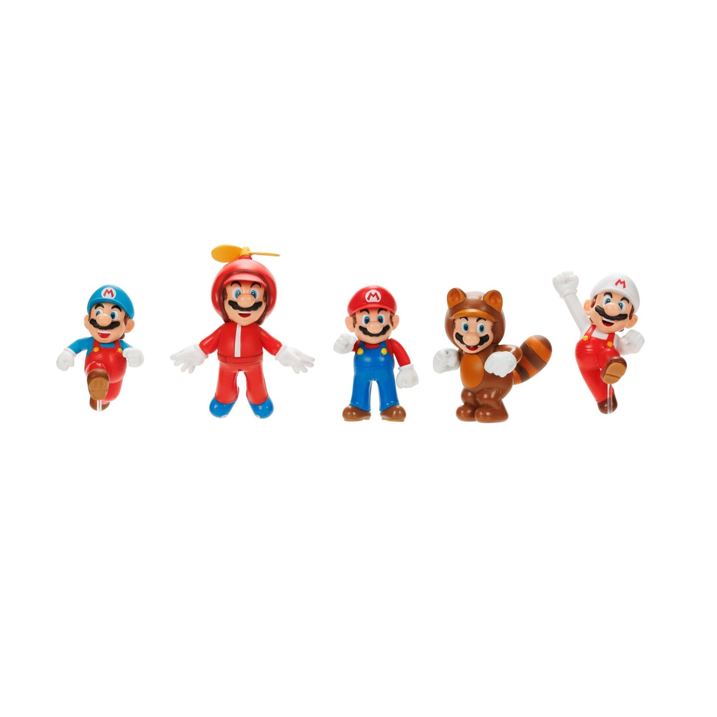 Pack de 5 figuras originales Super Mario 6.5 cm