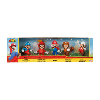 Pack de 5 figuras originales Super Mario 6.5 cm