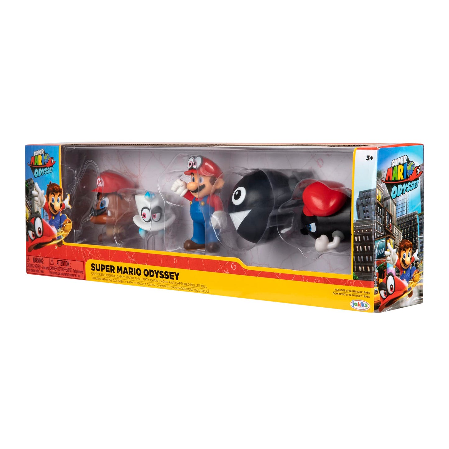Pack de 5 figuras originales Super Mario 6.5 cm