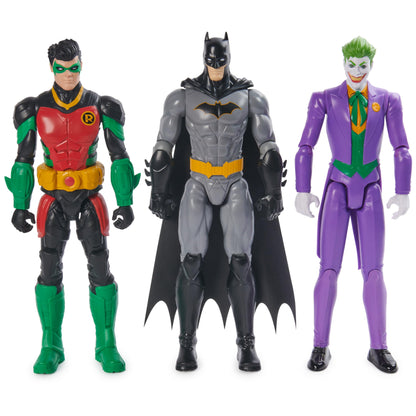 Figuras originales DC Comics Batman y Robin VS The Joker 30 cm