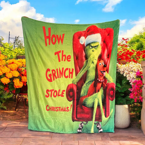 Cobija Grinch 150 cm x 130 cm