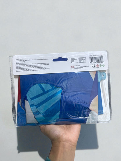 Set de 5 globos metálicos de Sonic