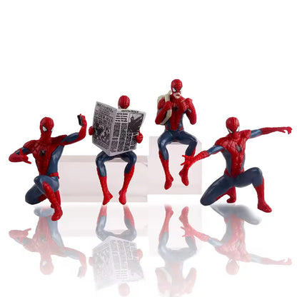 Set de 4 figuras Spiderman 7-9 cm