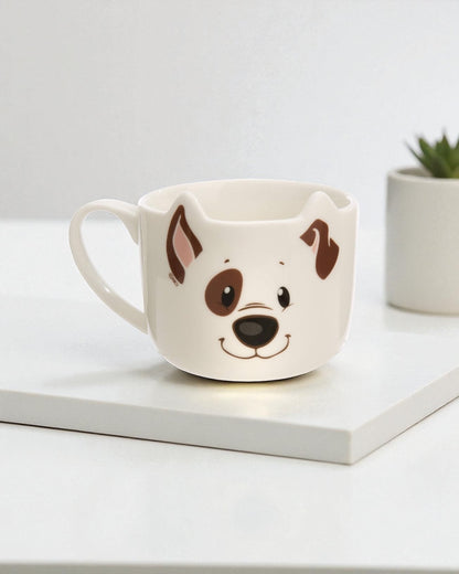 Taza cerámica perrito