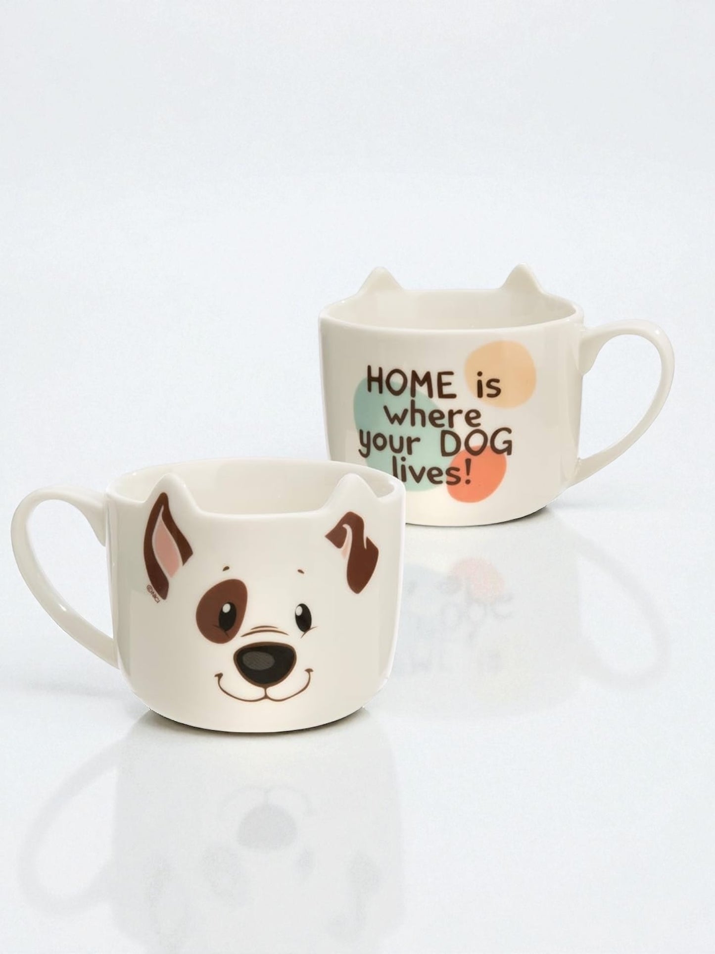 Taza cerámica perrito