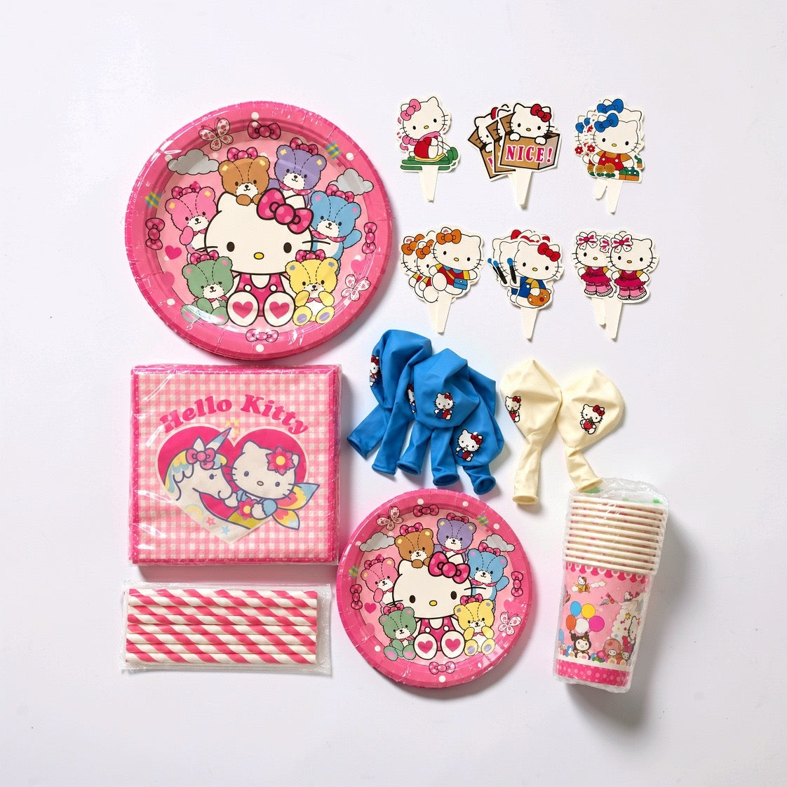 Set de decoración Hello Kitty 85 piezas