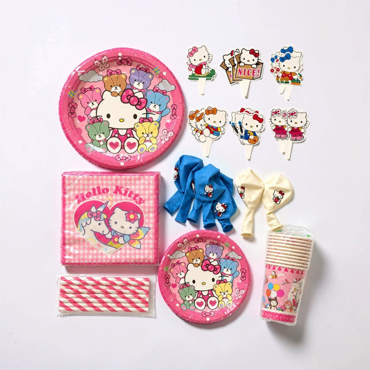 Set de decoración Hello Kitty 85 piezas