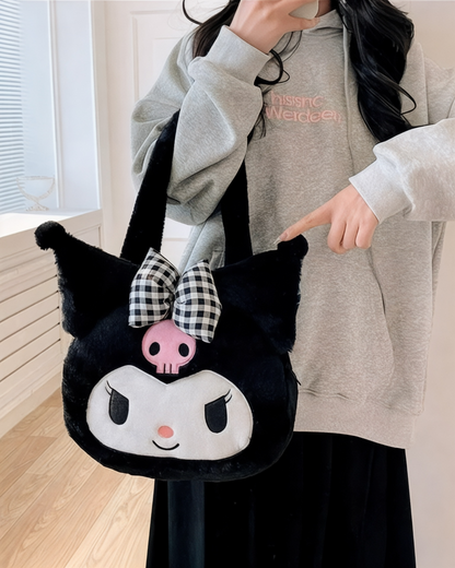 Bolso de Kuromi 30 cm x 28 cm