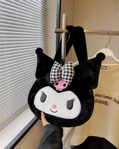 Bolso de Kuromi 30 cm x 28 cm