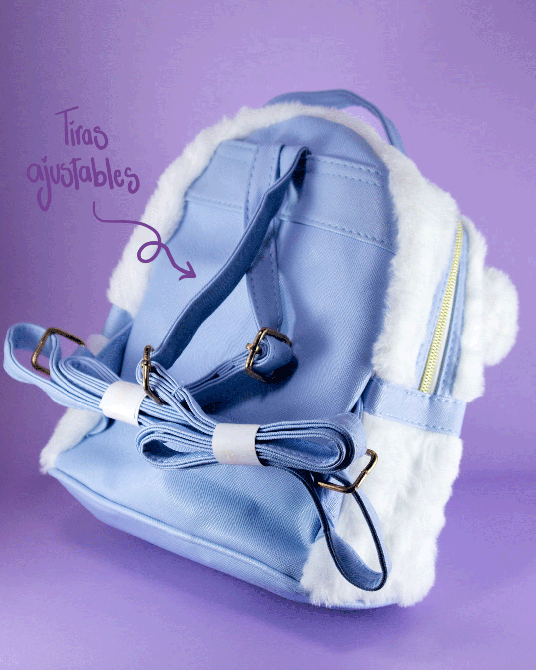 Bolso de Cinnamoroll con correas ajustables