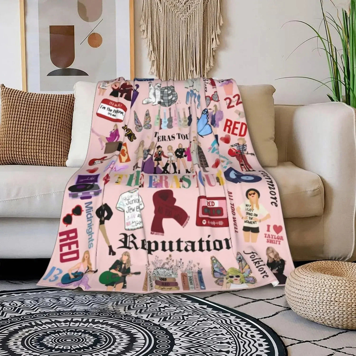 Cobija de Taylor Swift 130 cm x 150 cm