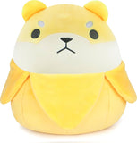 Peluche de perrito Shiba Inu banana 27 cm