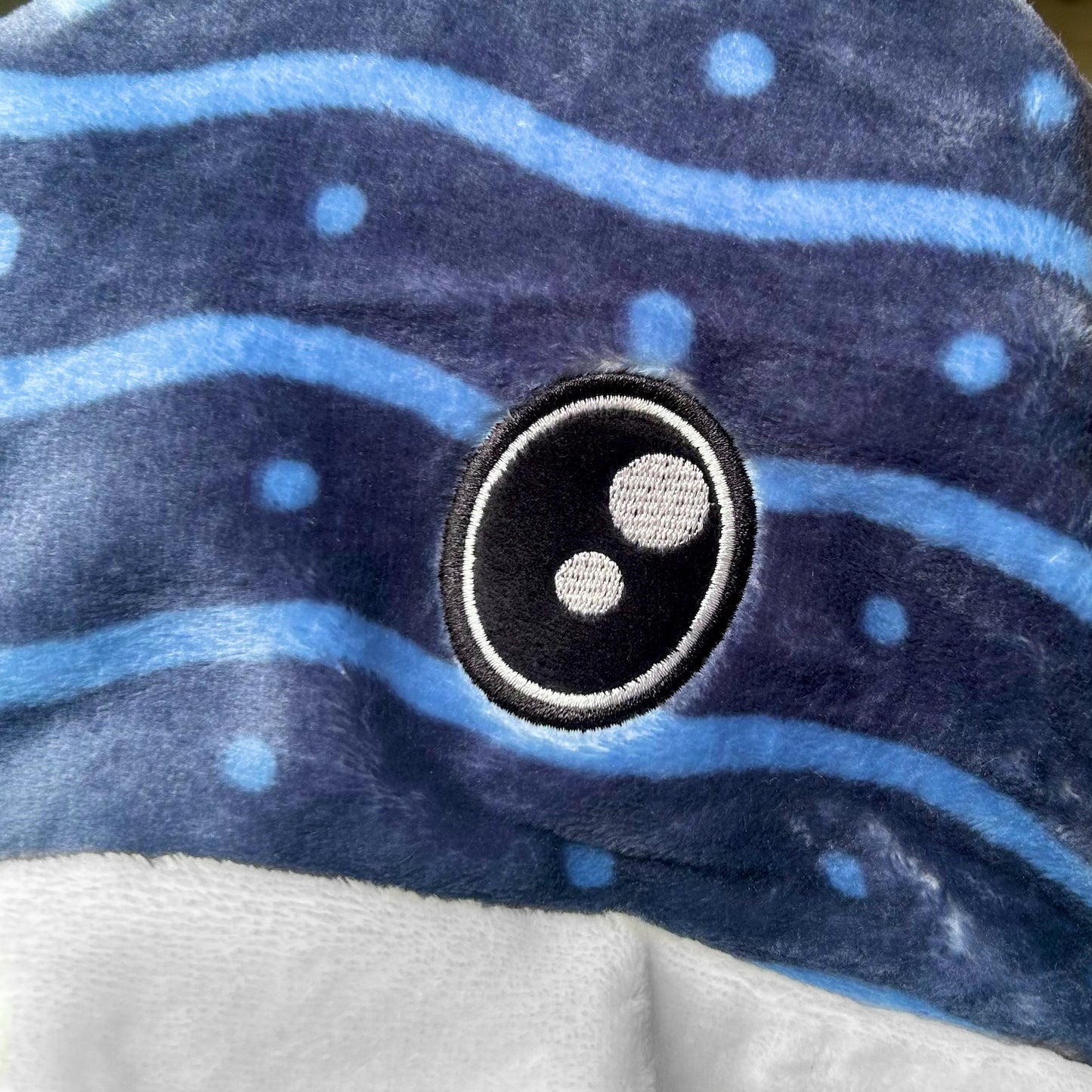 Cobija de tiburón con capucha para 150-160 cm