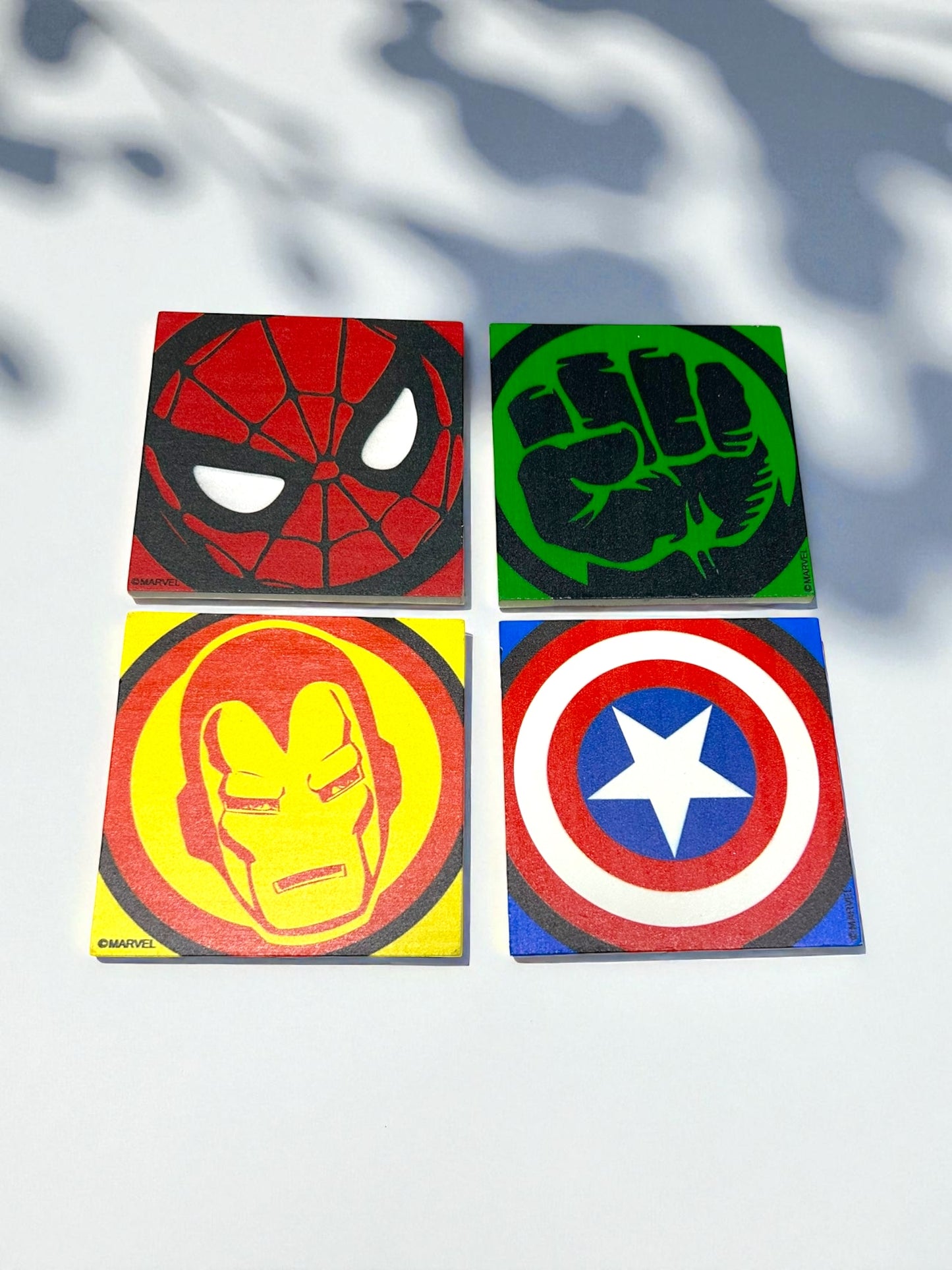 Set de 4 portavasos Marvel