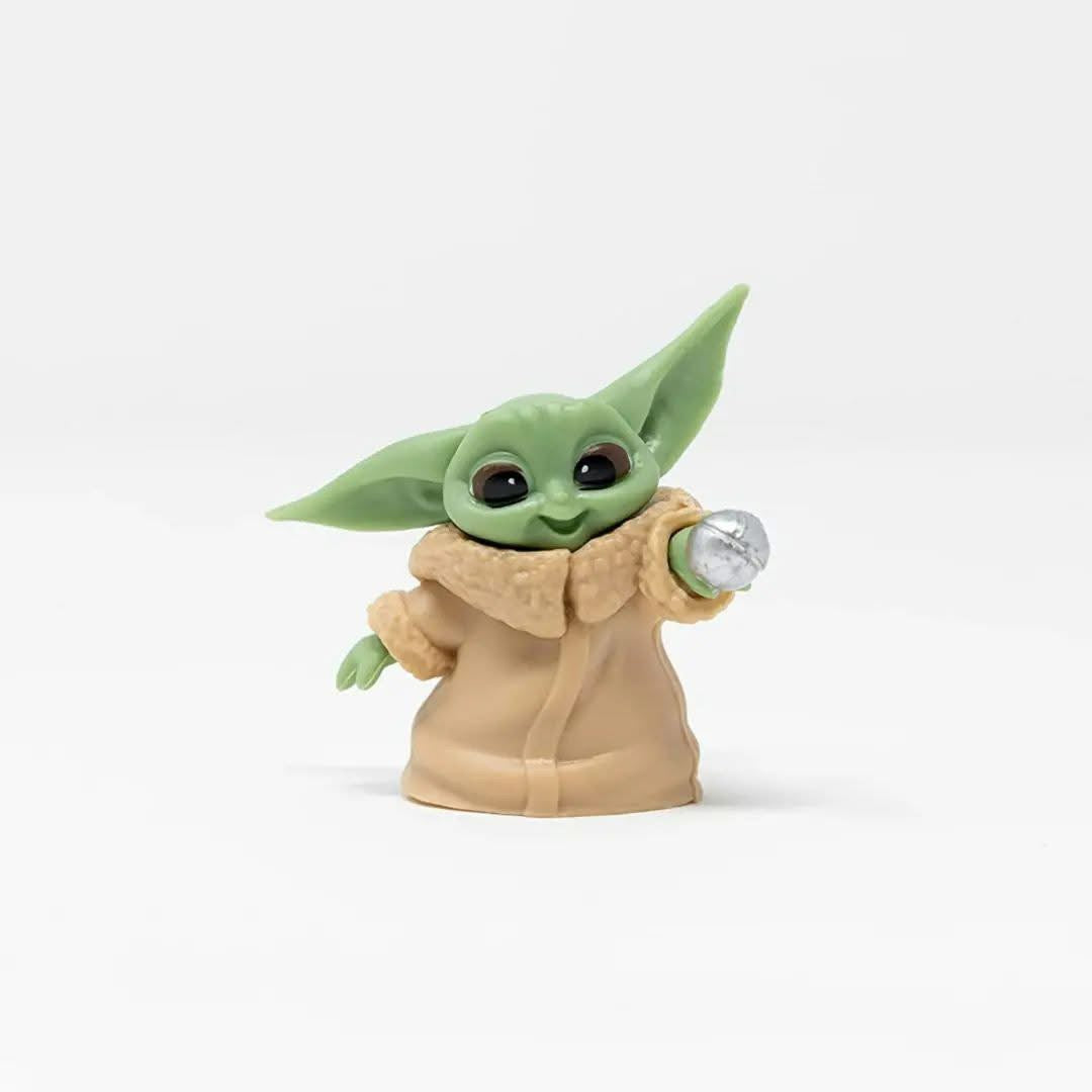 Set 6 figuras Grogu 5-6 cm