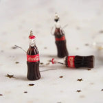 Aretes de Coca Cola