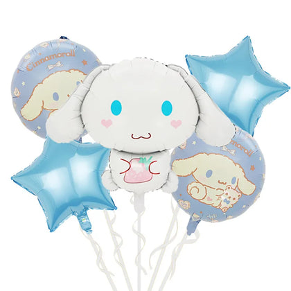 Set de 5 globos metálicos Cinnamoroll