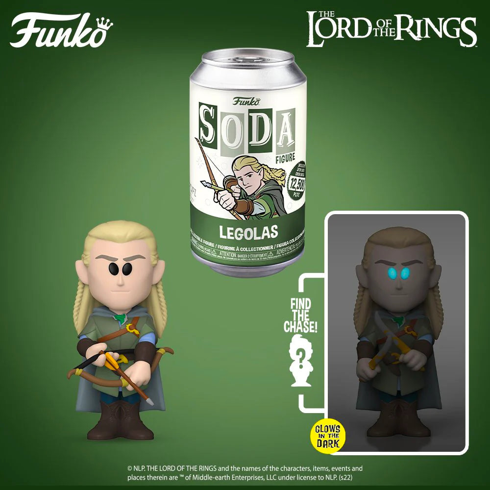Figura sellada Funko Vinyl Soda: Legolas (Posibilidad de Chase)