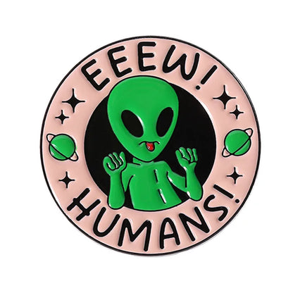 Pin "Eeew! Humans!"