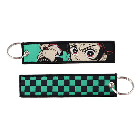 Llavero tejido Tanjiro Kamado