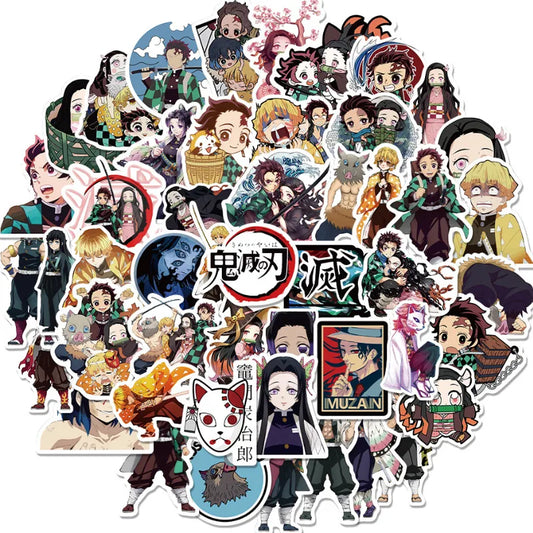 Set de 50 stickers Kimetsu no Yaiba