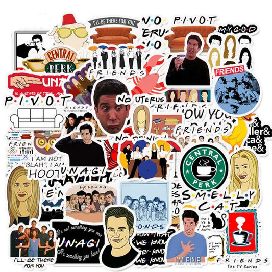Set de 50 stickers Friends