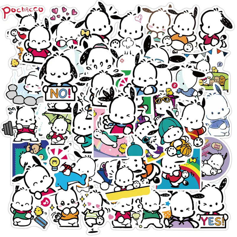 Set de 50 stickers Pochacco