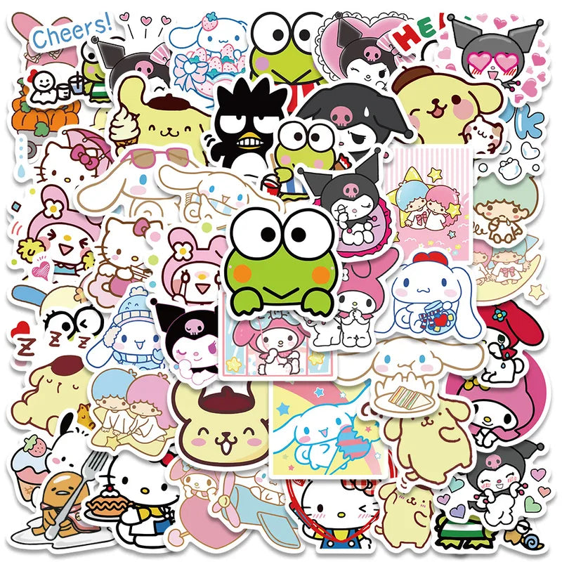 Set de 50 stickers Sanrio