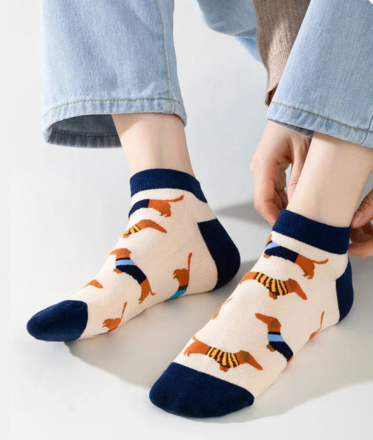 Calcetas perritos salchichas unitalla 35-39