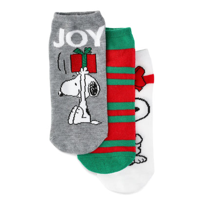 Set de 3 calcetas navideñas Snoopy originales