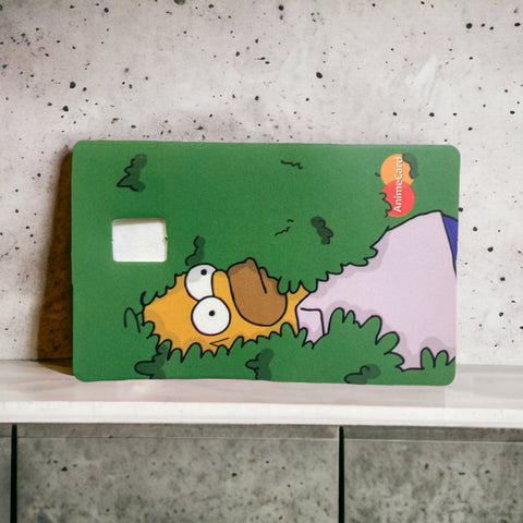 Sticker adhesivo Homero Simpson para tarjeta de crédito/débito