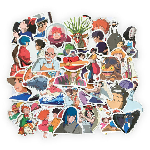 Set 50 stickers Studio Ghibli