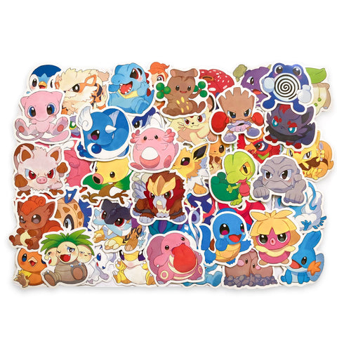 Set de 50 stickers Pokémon
